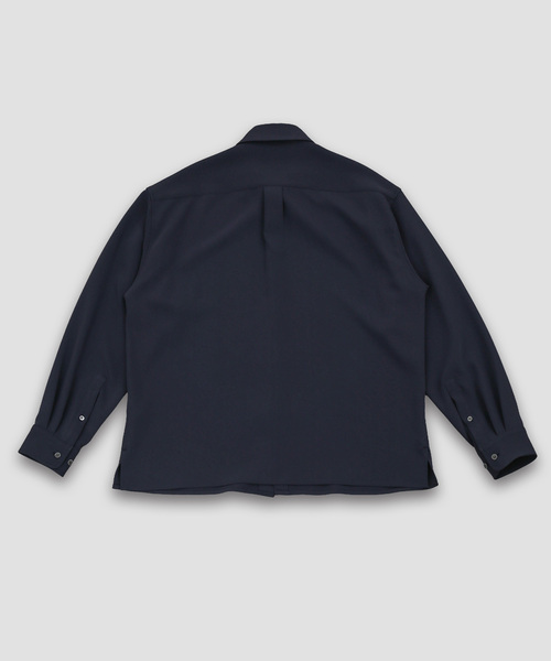 WISM(ウィズム)の「NAMELESSNESS / ネームレスネス triacetate Airy shirts(シャツ/ブラウス・メンズ・チャコールグレー/ブラック・3/2)」の22枚目の写真