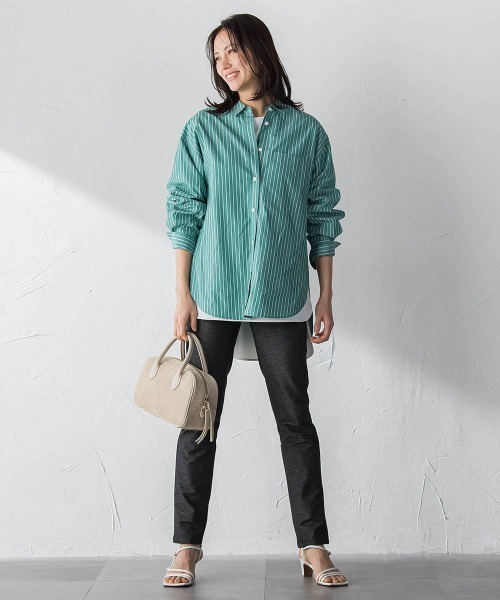 LAUTREAMONT（ロートレアモン）の「【WEB限定】名品デニムジャージライトパンツ≪ストレッチ/11号あり≫（その他パンツ・レディース・ブルー系その他/ブラック系その他・7号/13号/9号/11号）」の4枚目の写真