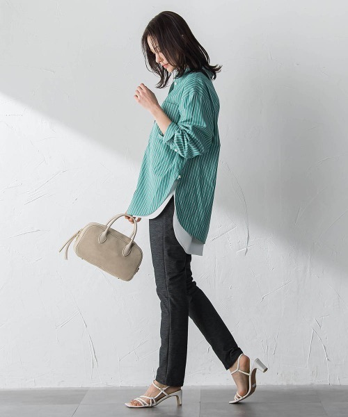 LAUTREAMONT（ロートレアモン）の「【WEB限定】名品デニムジャージライトパンツ≪ストレッチ/11号あり≫（その他パンツ・レディース・ブルー系その他/ブラック系その他・7号/13号/9号/11号）」の5枚目の写真