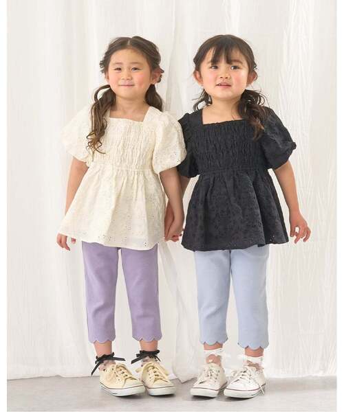 JMコットンレースのパフスリーブブラウス✨ コットンレースパフスリーブブラウス｜PETAL ONLINE（ペタルオンライン）