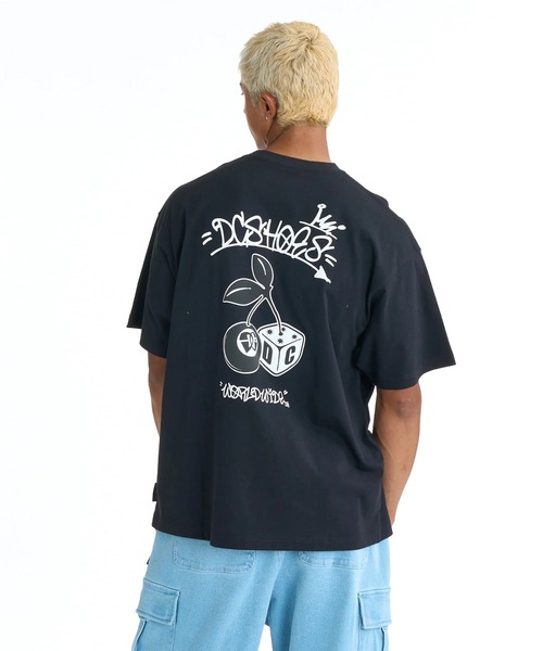 DC SHOES(ディーシーシューズ)の「DC SHOES メンズ 26 GAME SS Tシャツ 【2026年春夏モデル】/バックプリント半袖Tシャツ(Tシャツ/カットソー・メンズ・スミクロ/ブラック/ホワイト・X-LARGE/LARGE/MEDIUM)」の2枚目の写真