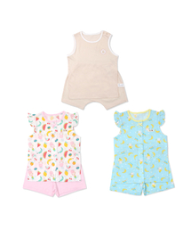 ORGANICMOM（オーガニックマム）の「ダルナ+ベナ+シュナ女子民所内の3種（MFM5EE13_16_08）（インナーウェア/肌着）」
