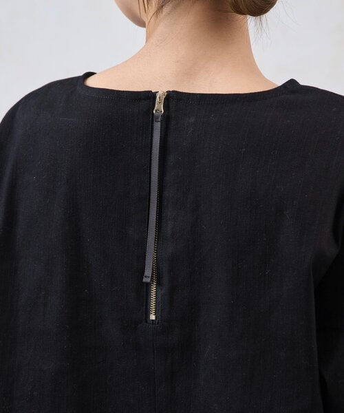 Jena espace merveilleux（ジェナ　エスパスメルヴェイユ）の「コットンストレッチワンピース（ワンピース・レディース・ベージュ/ブラック・FREE）」の12枚目の写真