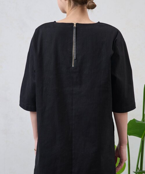 Jena espace merveilleux（ジェナ　エスパスメルヴェイユ）の「コットンストレッチワンピース（ワンピース・レディース・ベージュ/ブラック・FREE）」の16枚目の写真