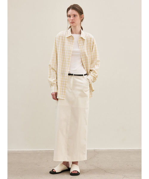 le(ル)の「checked comfort shirt (yellow)(シャツ/ブラウス・レディース・その他・FREE)」の3枚目の写真