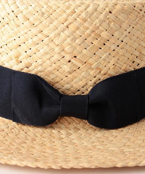 Another Edition（アナザーエディション）の「ツバ広カンカン帽/ AEBFC ツバヒロ カンカン◆（ハット・レディース・ナチュラル/ダークブラウン/オフホワイト・FREE）」の6枚目の写真
