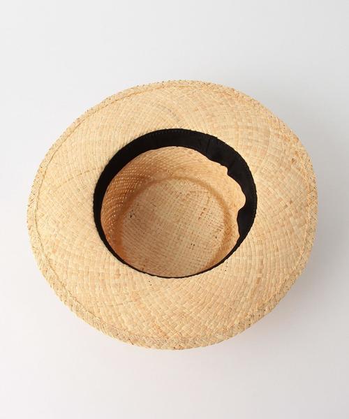 Another Edition（アナザーエディション）の「ツバ広カンカン帽/ AEBFC ツバヒロ カンカン◆（ハット・レディース・ナチュラル/ダークブラウン/オフホワイト・FREE）」の7枚目の写真