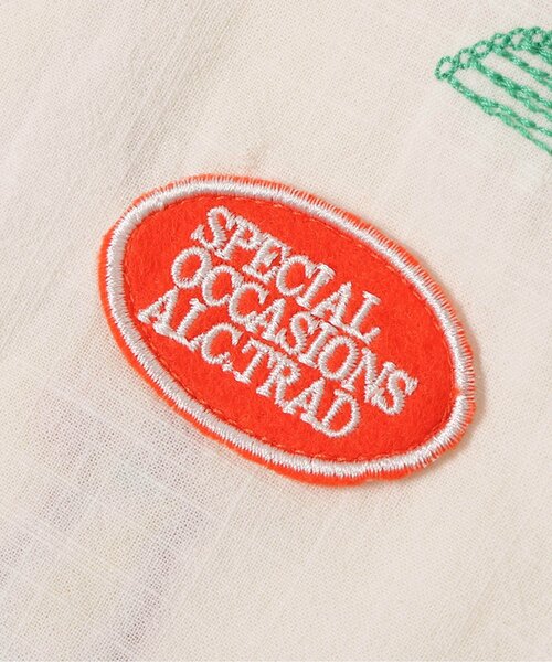 apres les cours(アプレレクール)の「サマーモチーフ総柄刺繍シャツ(シャツ/ブラウス・キッズ・アイボリー/サックスブルー・80/90/100/110/120/130)」の11枚目の写真