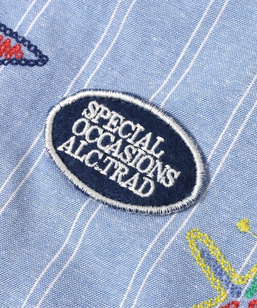 apres les cours(アプレレクール)の「サマーモチーフ総柄刺繍シャツ(シャツ/ブラウス・キッズ・アイボリー/サックスブルー・80/90/100/110/120/130)」の13枚目の写真