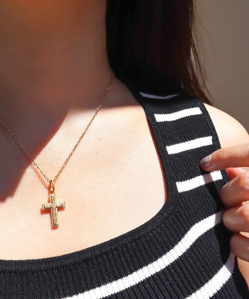 セール】Cutout cross necklace/【ハワイアンジュエリー】【サージカル 
