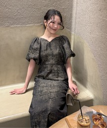 パールグローサテンドレス / pearl glow satin dress（ドレス