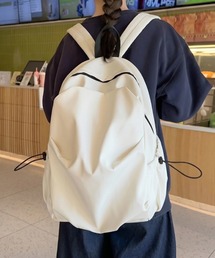 大容量プレーン無地リュックサック/通勤通学/バックパック/ユニセックス