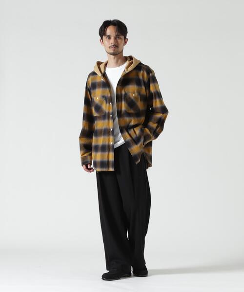 B'2nd（ビーセカンド）の「RENOVA/レノバ CUT SEAM HOODED SHIRTS（シャツ/ブラウス・メンズ・ブラック/ブルー/ベージュ・1/3）」の11枚目の写真