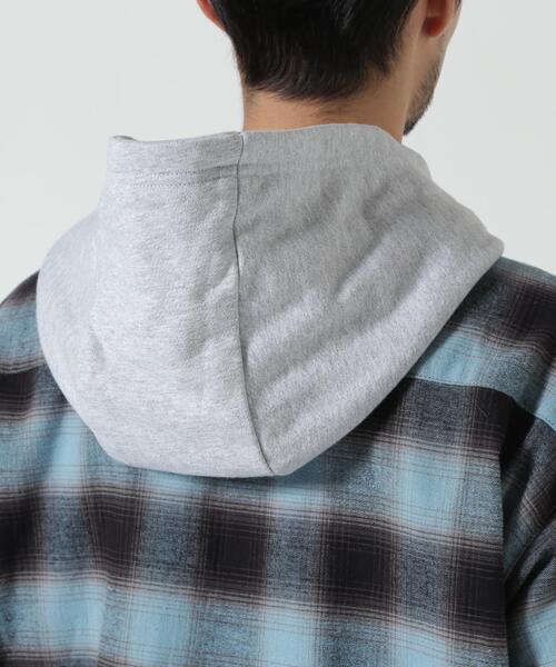 B'2nd（ビーセカンド）の「RENOVA/レノバ CUT SEAM HOODED SHIRTS（シャツ/ブラウス・メンズ・ブラック/ブルー/ベージュ・1/3）」の20枚目の写真