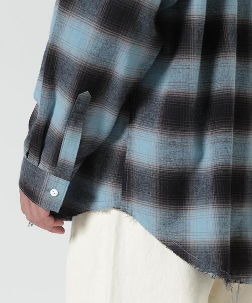 B'2nd（ビーセカンド）の「RENOVA/レノバ CUT SEAM HOODED SHIRTS（シャツ/ブラウス・メンズ・ブラック/ブルー/ベージュ・1/3）」の21枚目の写真