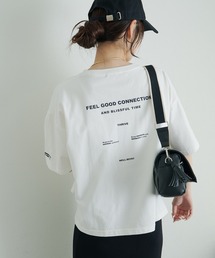 【F&B】オーガニックコットン混ロゴTシャツ