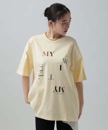LEPSIM | 箔プリントBIGT 670949(Tシャツ/カットソー)