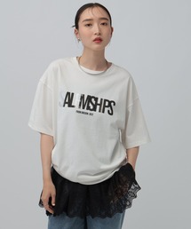LEPSIM | 箔プリントBIGT　670949(Tシャツ/カットソー)