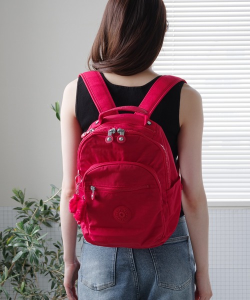 kipling(キプリング)の「【kipling】キプリング Basic SEOUL S リュック(バックパック/リュック・レディース・レッド/タン/カーキ・FREE)」の12枚目の写真