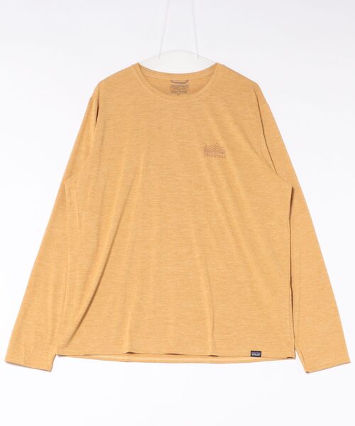 patagonia（パタゴニア）の「【Patagonia】パタゴニア M's L/S Cap Cool Daily Graphic Shirt グラフィック ロングスリーブ（Tシャツ/カットソー・メンズ・キャメル・S/M/L/XL）」の5枚目の写真