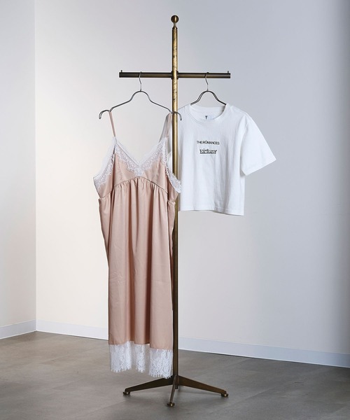 OKIRAKU（オキラク）の「(OKIRAKU×ROSEBUD)3WAY CAMI DRESS AND LOGO TEE SET（ワンピース・レディース・ブラック/ベージュ・ONE SIZE）」の10枚目の写真