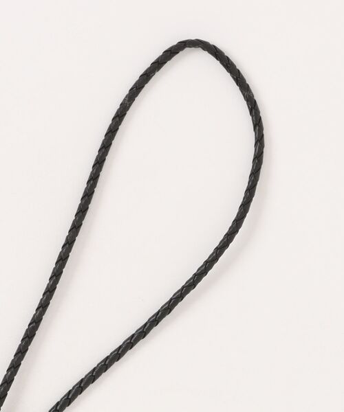 Indian Jewelry（インディアンジュエリー）の「THEATER シアター ネイティブデザインサークルシェイプターコイズレザーネックレス Made in USA（ネックレス・レディース・シルバー・FREE）」の2枚目の写真