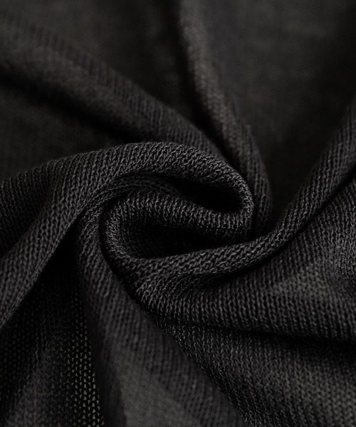 Forcement(フォースメント)の「軽やかな透け感で上品に決まる夏服シアーUVカットカーデ(カーディガン/ボレロ・レディース・ブラック/ホワイト/ベージュ・FREE)」の12枚目の写真