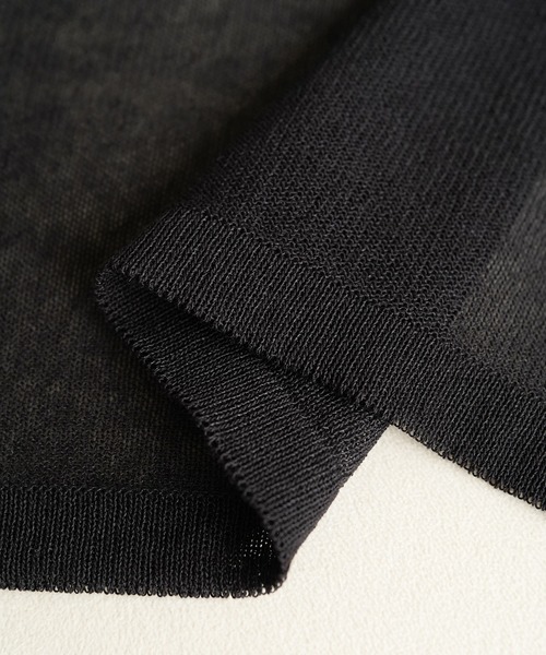 Forcement(フォースメント)の「軽やかな透け感で上品に決まる夏服シアーUVカットカーデ(カーディガン/ボレロ・レディース・ブラック/ホワイト/ベージュ・FREE)」の13枚目の写真
