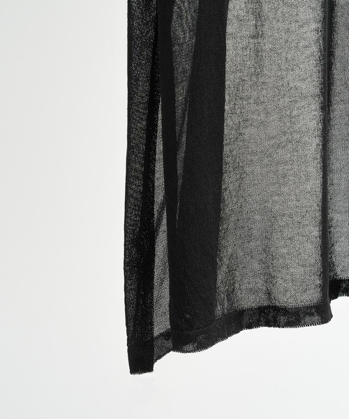 Forcement(フォースメント)の「軽やかな透け感で上品に決まる夏服シアーUVカットカーデ(カーディガン/ボレロ・レディース・ブラック/ホワイト/ベージュ・FREE)」の15枚目の写真