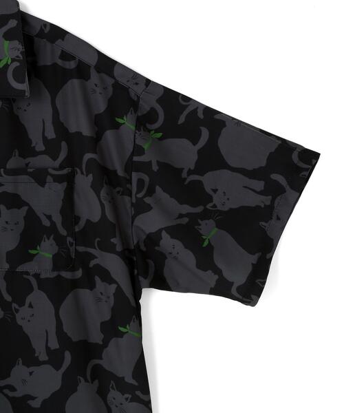 DANKE SCHON(ダンケシェーン)の「【WEB&DEPOT限定】DankeSchon/ダンケシェーン/CAT S/S SHIRTS(シャツ/ブラウス・レディース・ブラック・L/M/XL)」の4枚目の写真