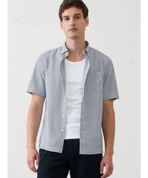 BANANA REPUBLIC FACTORY STORE　　スタンダードフィット シアサッカーシャツ