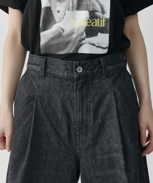 Lui's(ルイス)の「ドレープカーブデニムパンツ(デニムパンツ・レディース・ブラック/ブルー・36/38)」の22枚目の写真