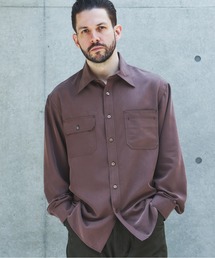 T/R POWDER CLOTH / SERVICEMAN SHIRT /M263106