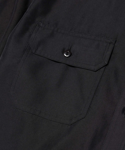 MR.OLIVE(ミスターオリーブ)の「T/R POWDER CLOTH / SERVICEMAN SHIRT /M263106(シャツ/ブラウス・メンズ・ブラック/ブラウン・SMALL/LARGE/MEDIUM)」の14枚目の写真