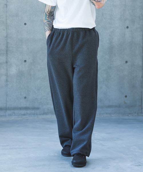 MR.OLIVE(ミスターオリーブ)の「SUPER HEAT JERSEY / WIDE STRAIGHT EASY KNIT PANTS /M263137(スウェットパンツ・メンズ・ブラウン/チャコール/ブラック・MEDIUM/LARGE)」の2枚目の写真