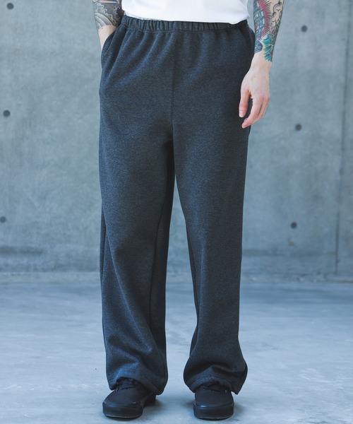 MR.OLIVE(ミスターオリーブ)の「SUPER HEAT JERSEY / WIDE STRAIGHT EASY KNIT PANTS /M263137(スウェットパンツ・メンズ・ブラウン/チャコール/ブラック・MEDIUM/LARGE)」の5枚目の写真