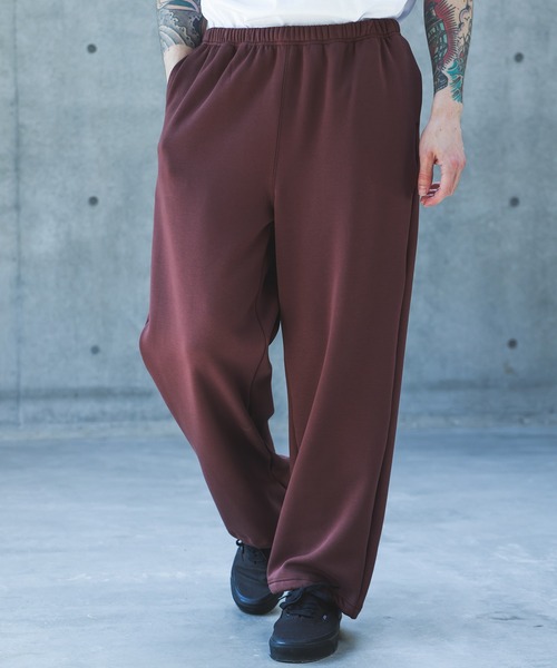 MR.OLIVE(ミスターオリーブ)の「SUPER HEAT JERSEY / WIDE STRAIGHT EASY KNIT PANTS /M263137(スウェットパンツ・メンズ・ブラウン/チャコール/ブラック・MEDIUM/LARGE)」の7枚目の写真