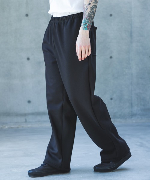 MR.OLIVE(ミスターオリーブ)の「SUPER HEAT JERSEY / WIDE STRAIGHT EASY KNIT PANTS /M263137(スウェットパンツ・メンズ・ブラウン/チャコール/ブラック・MEDIUM/LARGE)」の10枚目の写真