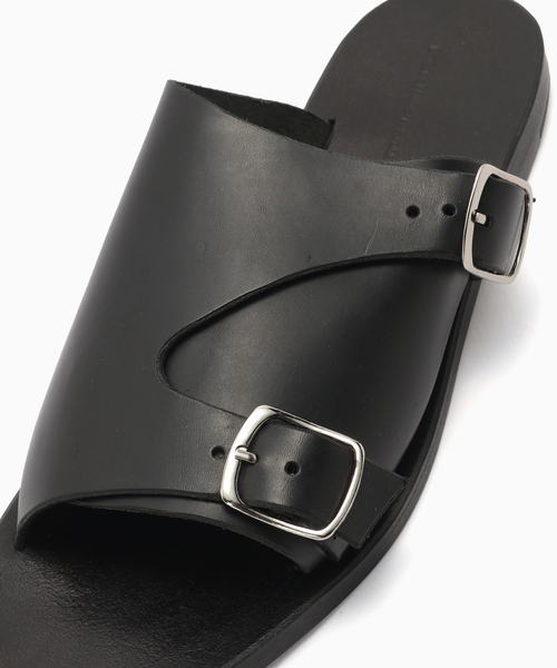 EDIFICE(エディフィス)の「DIMISSIANOS&MILLER (ディミッシアーノアンド ミラー) mule w.buckles(サンダル・メンズ・ブラック・42/41)」の6枚目の写真