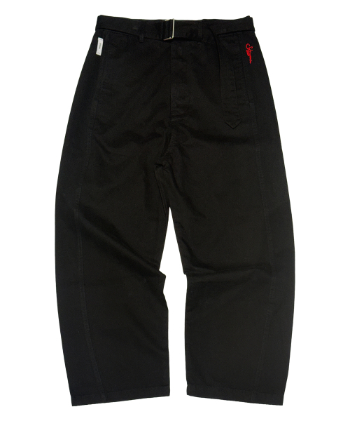 STIGMA(スティグマ)の「WASHED BELT CURVED PANTS BLACK(その他パンツ・メンズ・その他・MEDIUM/LARGE/X-LARGE)」の1枚目の写真