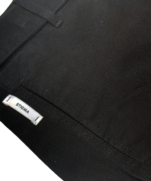 STIGMA(スティグマ)の「WASHED BELT CURVED PANTS BLACK(その他パンツ・メンズ・その他・MEDIUM/LARGE/X-LARGE)」の4枚目の写真