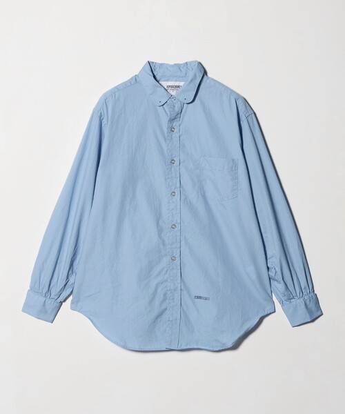Hombre Nino（オンブレニーニョ）の「＜Hombre Nino＞ ROUND COLLAR SHIRT/シャツ（シャツ/ブラウス・メンズ・ホワイト/ライトブルー/ブラック・L/M）」の3枚目の写真