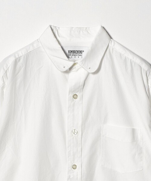 Hombre Nino（オンブレニーニョ）の「＜Hombre Nino＞ ROUND COLLAR SHIRT/シャツ（シャツ/ブラウス・メンズ・ホワイト/ライトブルー/ブラック・L/M）」の16枚目の写真