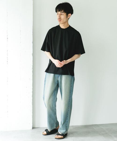 URBAN RESEARCH DOORS(アーバンリサーチドアーズ)の「ソマルティカノコ クルーネック ショートスリーブ Tシャツ(Tシャツ/カットソー・メンズ・チャコールグレー/ブラウン/ブラック・MEDIUM/LARGE)」の8枚目の写真