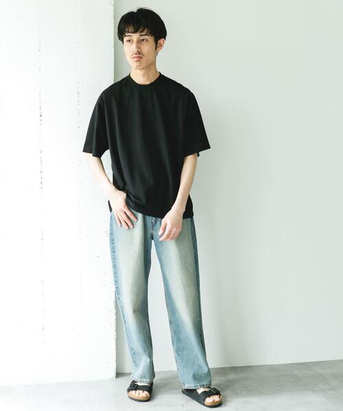 URBAN RESEARCH DOORS(アーバンリサーチドアーズ)の「ソマルティカノコ クルーネック ショートスリーブ Tシャツ(Tシャツ/カットソー・メンズ・チャコールグレー/ブラウン/ブラック・MEDIUM/LARGE)」の9枚目の写真