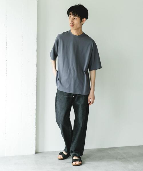 URBAN RESEARCH DOORS(アーバンリサーチドアーズ)の「ソマルティカノコ クルーネック ショートスリーブ Tシャツ(Tシャツ/カットソー・メンズ・チャコールグレー/ブラウン/ブラック・MEDIUM/LARGE)」の20枚目の写真