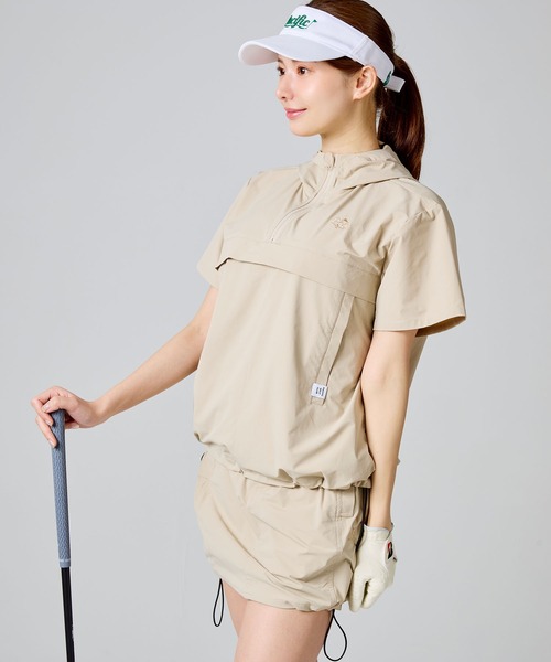 Pacific GOLF CLUB(パシフィックゴルフクラブ)の「DRAWSTRING BALLOON SKIRT(スカート・レディース・ベージュ/オリーブ・S/M/L)」の14枚目の写真