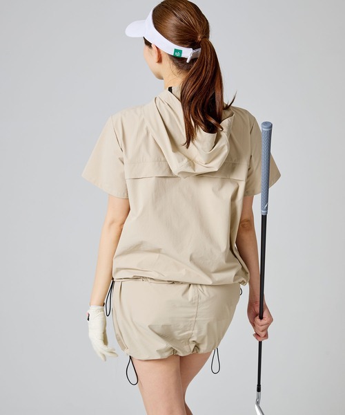Pacific GOLF CLUB(パシフィックゴルフクラブ)の「DRAWSTRING BALLOON SKIRT(スカート・レディース・ベージュ/オリーブ・S/M/L)」の15枚目の写真