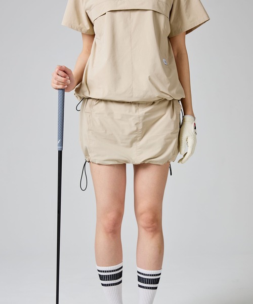 Pacific GOLF CLUB(パシフィックゴルフクラブ)の「DRAWSTRING BALLOON SKIRT(スカート・レディース・ベージュ/オリーブ・S/M/L)」の22枚目の写真