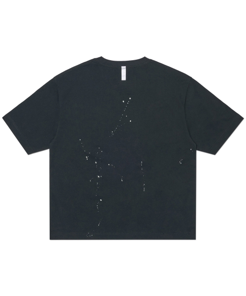 NOMANUAL(NOMANUAL)の「NM PAINTED CROP T-SHIRT - BLACK(Tシャツ/カットソー・レディース・その他・SMALL/MEDIUM/LARGE/X-LARGE)」の4枚目の写真